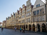 Geschäftshäuser am Prinzipalmarkt  Geschäftshäuser am Prinzipalmarkt : 2020.45 Jahre, Deutschland, Europa, Europe, Germany, Klassentreffen, Münster, Nordrhein-Westfalen