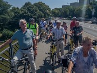 Info-Stop auf der Tormin-Brücke über den Aasee  Info-Stop auf der Tormin-Brücke über den Aasee : 2020.45 Jahre, Deutschland, Europa, Europe, Germany, Klassentreffen, Münster, Nordrhein-Westfalen