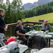 Kaffee und Kuchen im Berghotel Arthurhaus : !Moped-Touren, 2017.4-Laender, 2017.4-Länder, Europa, Europe, Max-Planck-Schule, Moped-Touren, Mühlbach am Hochkönig, Salzburg, Österreich