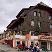 Regnerischer Start in Tauplitz : !Moped-Touren, 2017.4-Laender, 2017.4-Länder, Europa, Europe, Moped-Touren, Norbert Brüchle, Steiermark, Tauplitz, Werner Probst, Österreich