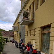 Kaffeepause in Gars am Kamp : !Moped-Touren, 2017.4-Laender, 2017.4-Länder, Europa, Europe, Gars am Kamp, Moped-Touren, Niederösterreich, Österreich