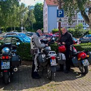 4er Abschied am Cafe Central in Nordhausen : !Moped-Touren, 2017.4-Laender, 2017.4-Länder, Deutschland, Europa, Europe, Gerd Kossack, Germany, Max-Planck-Schule, Moped-Touren, Nordhausen, Thüringen, Ulrich Kossack