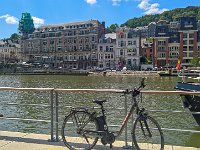 Pause an der Meuse (Maas) in Dinant : 2018.Ardennen, Belgien, Dinant, Europa, Europe, MRD, Wallonie