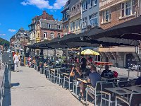 Pause an der Meuse (Maas) in Dinant : 2018.Ardennen, Belgien, Dinant, Europa, Europe, MRD, Wallonie