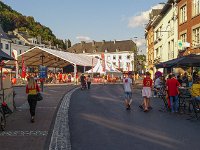 Abendessen mit Public Viewing in Malmedy : 2018.Ardennen, Belgien, Europa, Europe, MRD