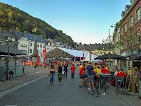 Abendessen mit Public Viewing in Malmedy : 2018.Ardennen, Belgien, Europa, Europe, MRD, Malmedy, Wallonie