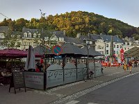 Abendessen mit Public Viewing in Malmedy : 2018.Ardennen, Belgien, Europa, Europe, MRD, Malmedy, Wallonie