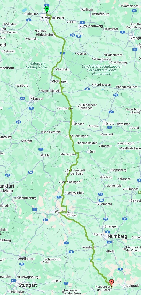 Steinegg 2025 Anreise 1