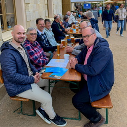 Abendessen im (Bier-) Garten der Alten Meierei
